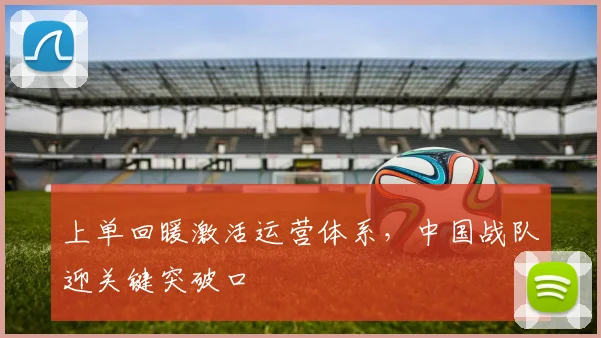 上单回暖激活运营体系,中国战队迎关键突破口